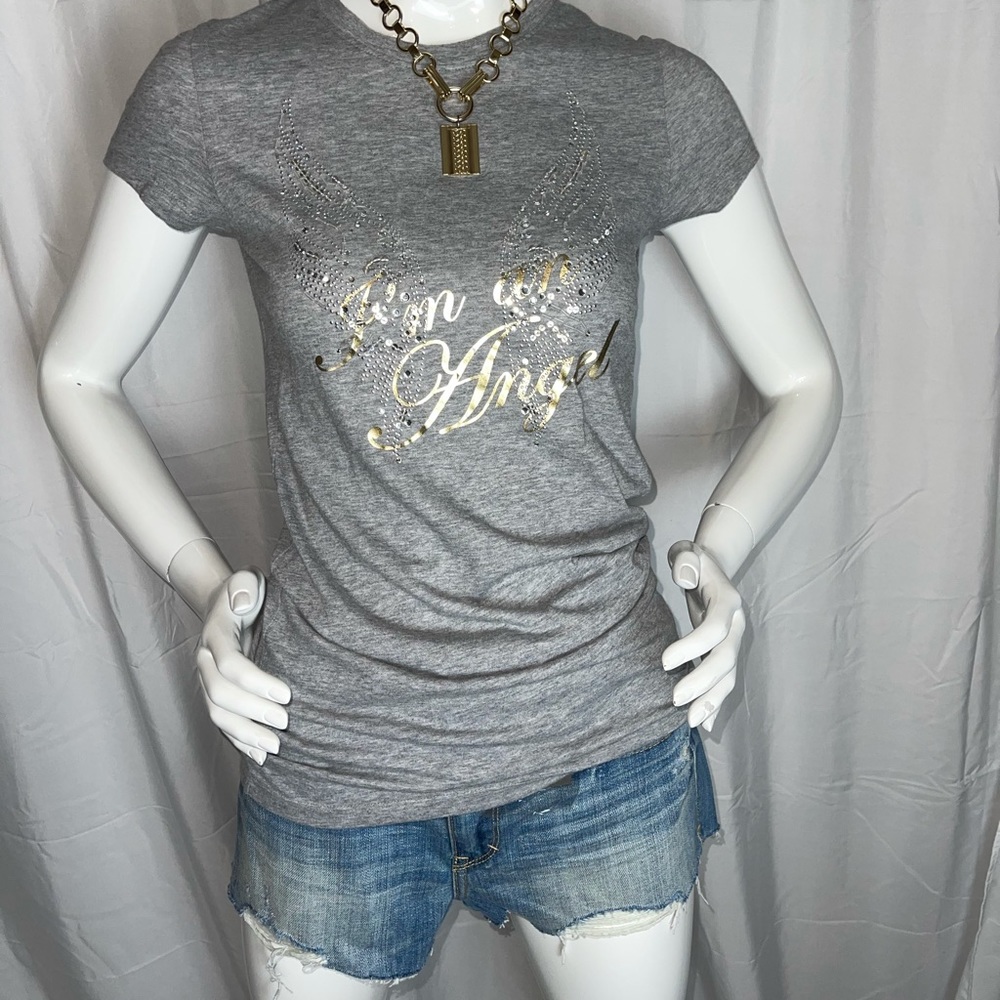 Victoria’s Secret “I’m an Angel” Beaded T-Shirt